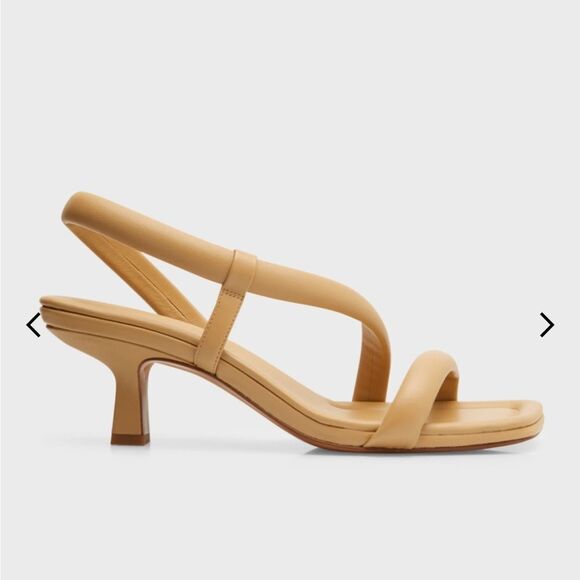 VINCE Coline Tubular Leather Slingback Sandals - Picture 16 of 16